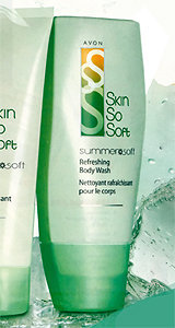 Skin So Soft - Odświeżający żel pod prysznic z ekstraktem z aloesu i ogórka