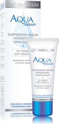Aqua Therapy - Ekspresowe serum intensywnie nawilżające do twarzy, szyi i dekoltu