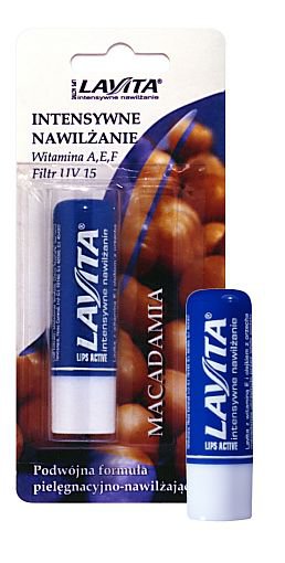 Lavita - Lips aktive - makadamia - intensywne nawilżenie