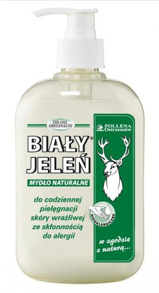 Biały Jeleń - hipoalergiczne mydło naturalne w płynie