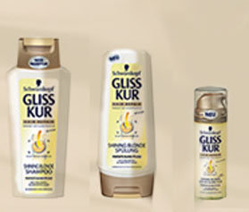 Gliss Kur - Hair Repair - Shining Blonde - balsam do włosów blond z filtrem UV