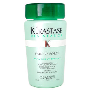 Kerastase Resistance - Bain de force, fortyfying shampoo for weakned hair - szampon odbudowujący
