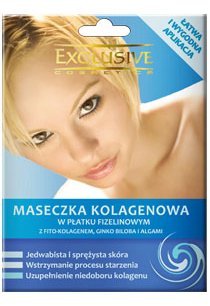 Exclusive Cosmetics - maseczka kolagenowa w płatku fizelinowym