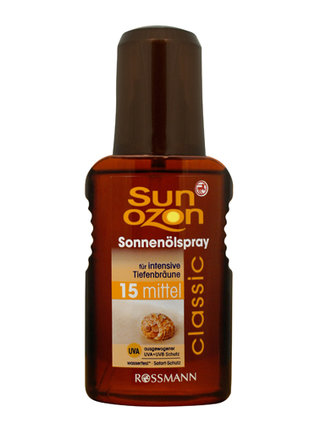 SunOzon - olejek do opalania w sprayu SPF15