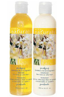 Naturals - Jaśmin i trawa cytrynowa - Odświeżający szampon do włosów cienkich i przetłuszczających