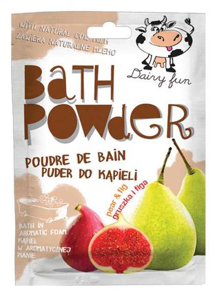Dairy Fun - Bath powder - puder do kąpieli gruszka i figa