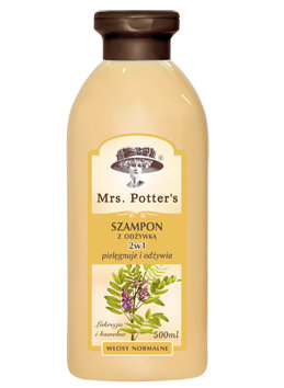 Mrs. Potter's - Lukrecja i bawełna - szampon z odżywką 2w1