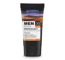 Men Adventure - energizujący żel-peeling do mycia twarzy 30+