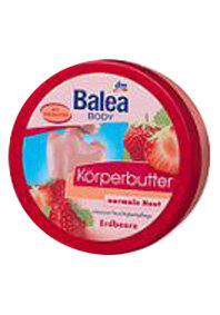 Balea - Korperbutter - truskawkowe masło do ciała