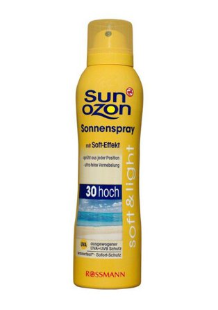 SunOzon - spray przeciwsłoneczny Soft&Light SPF 30