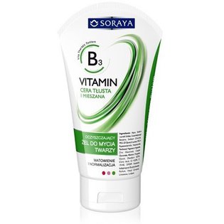 Vitamin B3 - oczyszczajacy żel do mycia twarzy