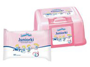 Bambino Juniorki - Chusteczki do oczyszczania buzi i rączek