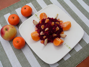 Sałatka z buraczków z mandarynkami