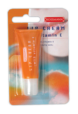 Lip cream with vitamin E
