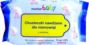 Baby - Chusteczki nawilżane dla niemowląt z lanoliną