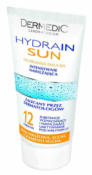 Hydrain Sun - Ochronna emulsja intensywnie nawilżająca, faktor 12