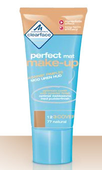 Clearface - Perfect Mat Make-up - fluid średnio-mocno kryjący