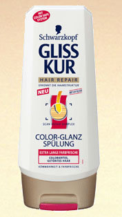 Gliss Kur Hair Repair - Odżywka regeneracyjna z filtrem UV do włosów farbowanych