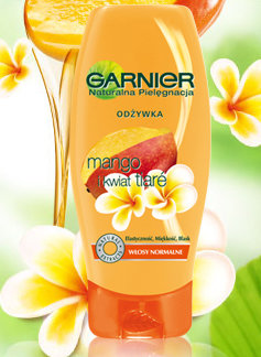 Naturalna Pielęgnacja - mango i kwiat tiare - odżywka do włosów normalnych