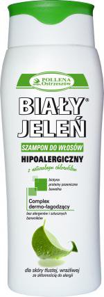 Biały Jeleń - hypoalergiczny szampon do włosów z naturalnym chlorofilem do skóry tłustej i wrażliwej