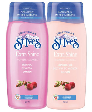 Extra Shine - Malina i olejek jojoba - Odżywka nadająca włosom blask