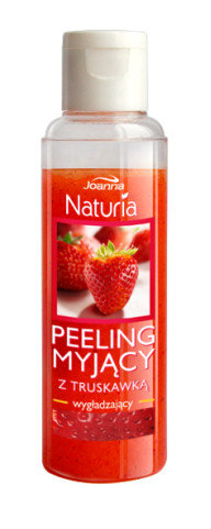 Naturia - Peeling myjący z truskawką - wygładzający