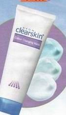 Clearskin - Niebiesko-biała maseczka oczyszczająca