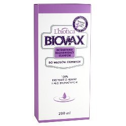 Biovax - intensywnie regenerujący szampon do włosów ciemnych