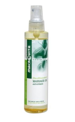 Massage Oil Anti-Stress - relaksujący olejek do masażu z bio-oliwą z oliwek i bio-olejkiem z awokado