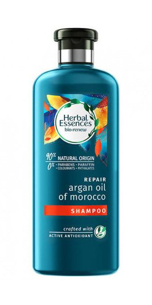 Herbal Essences, Bio:renew, Regeneracyjny szampon do włosów `Olejek arganowy z Maroka`