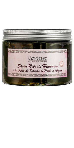 L'Orient, Savon Noir a la Rose de Damas (marokańskie czarne mydło z różą damasceńską)