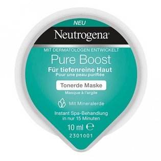 Neutrogena, Pure Boost, Tonerde Maske (Głęboko oczyszczająca maseczka)