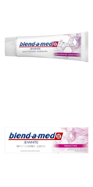 Blend-a-med, 3D White Whitening Therapy, Toothpaste Sensitive whitening (Pasta do zębów wybielająca `Delikatne wybielanie`)