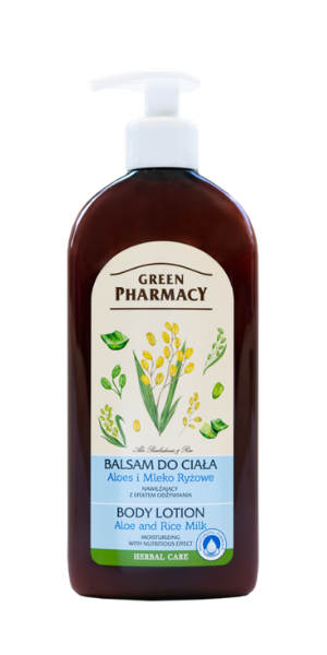 Green Pharmacy, Balsam do ciała `Aloes i mleko ryżowe`