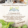 IV Targi Produktów Tradycyjnych i Ekologicznych Regionalia 2015