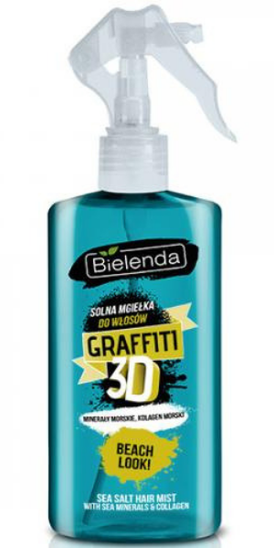 Bielenda, Graffiti 3D, Solna mgiełka do włosów `Efekt Beach Look`