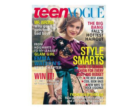 Emma na okładce Teen Vogue