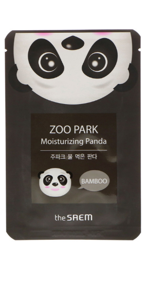 The Saem, Zoo Park, Moisturizing Panda Sheet Mask (maska w płacie)