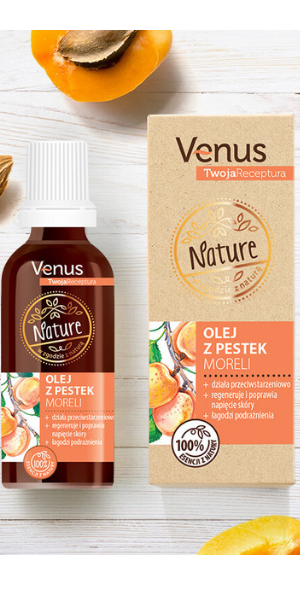 Venus, Nature, Twoja Receptura, Olej naturalny z pestek moreli